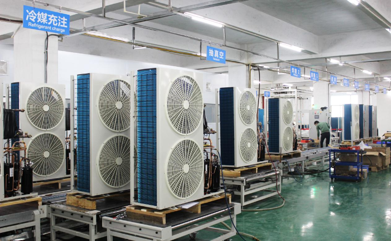 圣普森空气能热泵工厂
