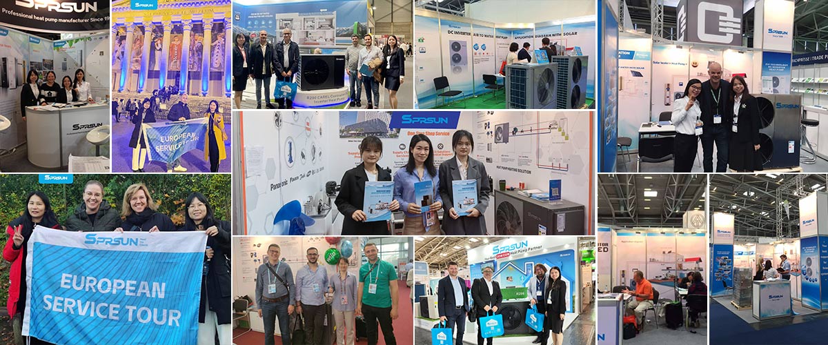 圣普森空气能加盟-国内外展会